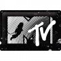 Placa de metal 20x30 cms. MTV Moonman - Logo Universe
