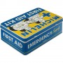 Caja de metal plana 23x16x7 cms. Michelin - First Aid Kit