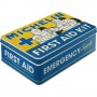 Caja de metal plana 23x16x7 cms. Michelin - First Aid Kit
