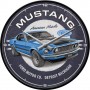 Reloj de pared 31 cms. Ford Mustang - 1969 Mach 1 Blue